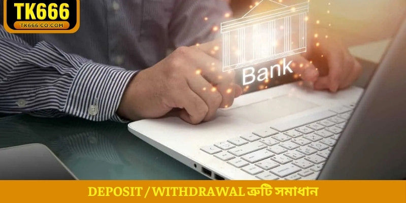 Deposit / withdrawal ত্রুটি সমাধান