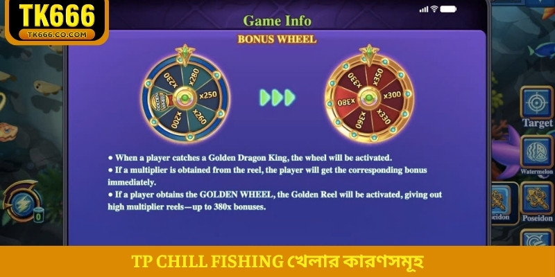 TP Chill Fishing খেলার কারণসমূহ