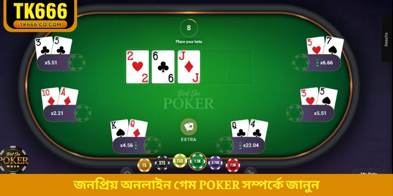 জনপ্রিয় অনলাইন গেম Poker সম্পর্কে জানুন